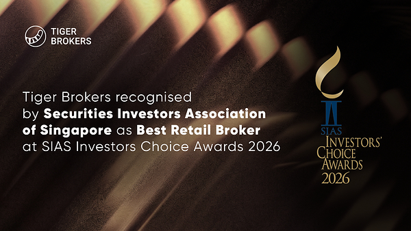Tiger Brokers Clinches Best Retail Broker in Singapore at SIAS Investors' Choice Awards 2026