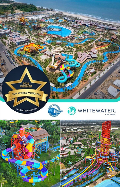 WORLD WATERPARK ASSOCIATION AWARD CELEBRATES VIETNAM'S AQUATIC ENTERTAINMENT RISE
